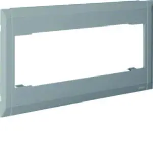 Produktfoto 1 von Blende Automateneinbaueinheit 3-fach halogenfrei Oberteil 120mm lackiert Alu