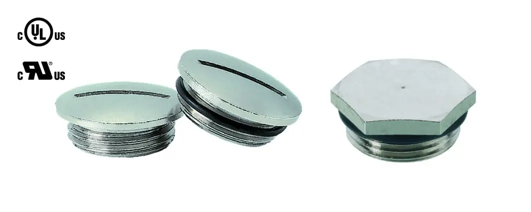 Produktfoto 1 von Verschlussschraube M25 Messing rund IP66 -40-100°C