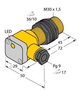 Produktfoto 1 von Induktiver Sensor KEMA 02 ATEX 1090X