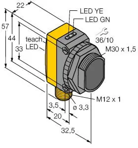 Produktfoto 1 von Opto Sensor Reflexionslichtschranke