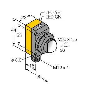 Produktfoto 1 von Opto Sensor Einweglichtschranke (Empfänger)