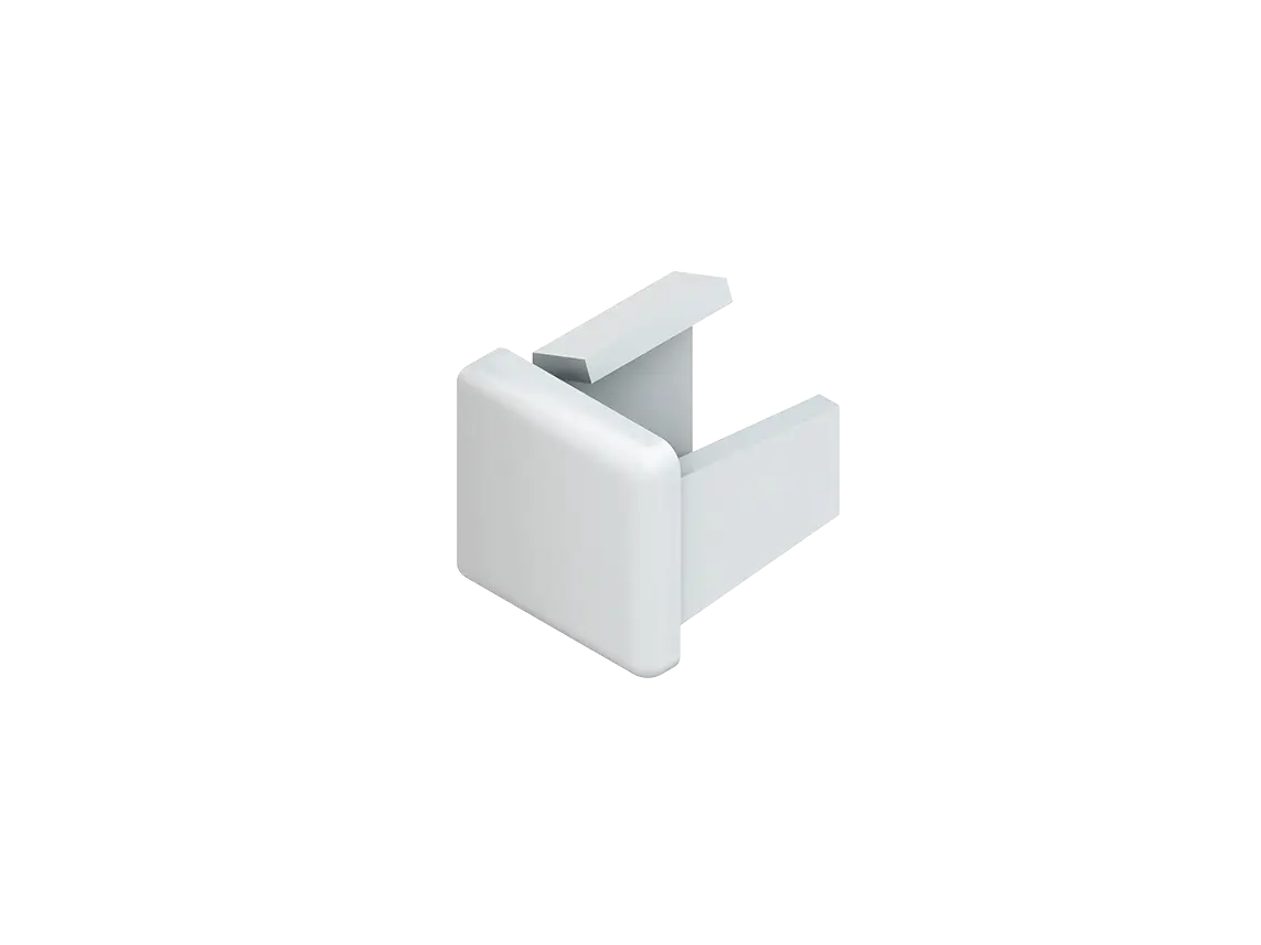 Produktfoto 1 von Endstück 15X15 reinweiß RAL 9010 E1515.3