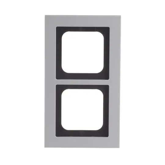Produktfoto 1 von Abdeckrahmen, titan, Busch-axcent, Rahmen Busch-axcent