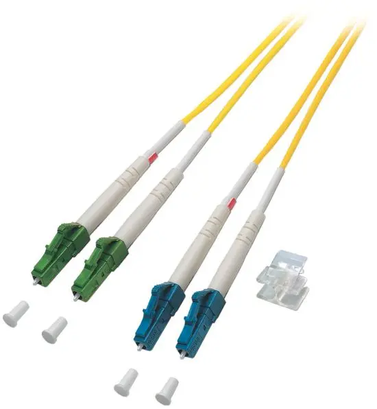 Produktfoto 1 von Duplex Jumper LC-LC/APC 9/125µ 2m OS2 LSZH gelb
