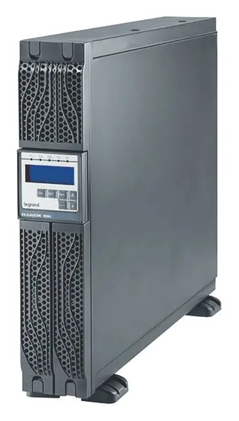 Produktfoto 1 von USV-Anlage 5000VA5000W, Online, ohne Batterien, Kombirack, Festanschl.