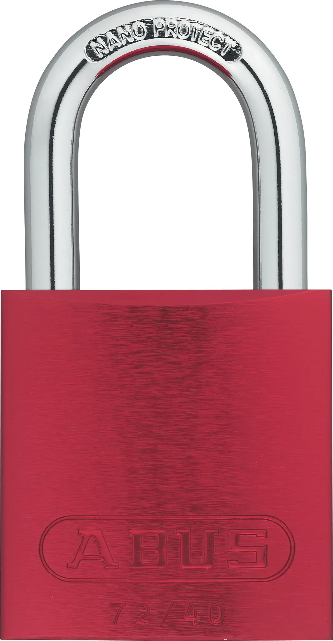 Produktfoto 1 von 72/40 rot B/DFNLI Vorhangschloss Aluminium