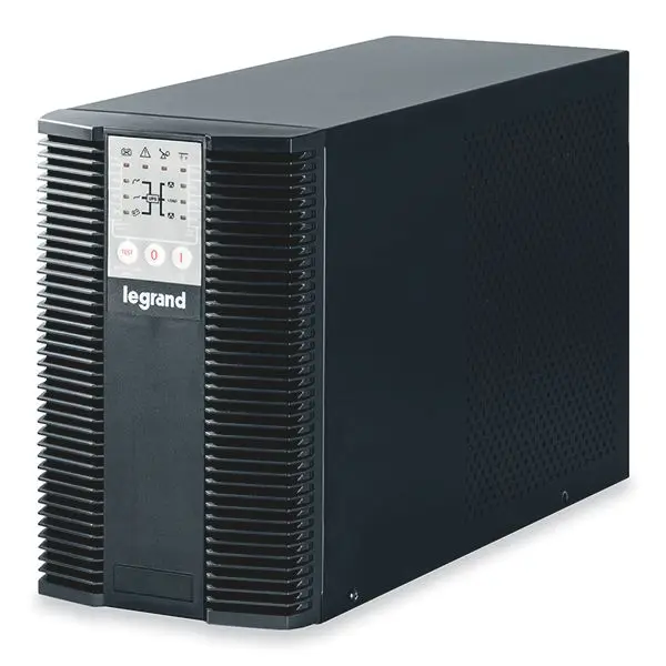 Produktfoto 1 von USV-Anlage 1000VA900W, Online, Überbr.Zeit 5 Min70% Last,