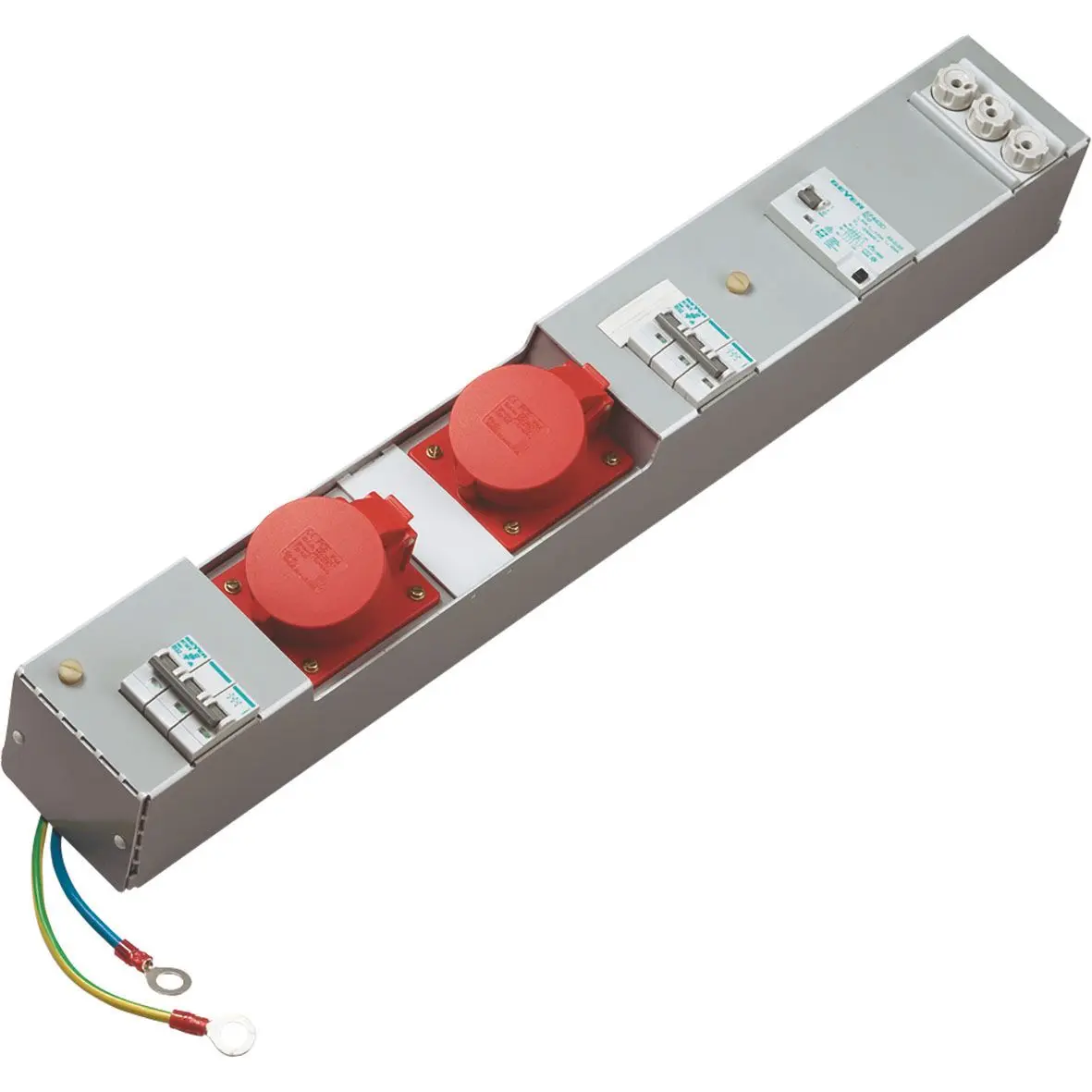 Produktfoto 1 von Steckdosenleiste mit 2 CEE 32 A, 5-pol.