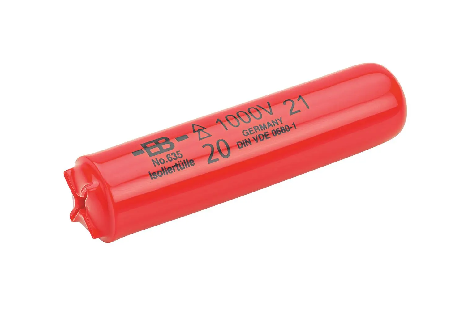 Produktfoto 1 von 1.000 V Aufstecktülle 10mm Ø Größe 75mm