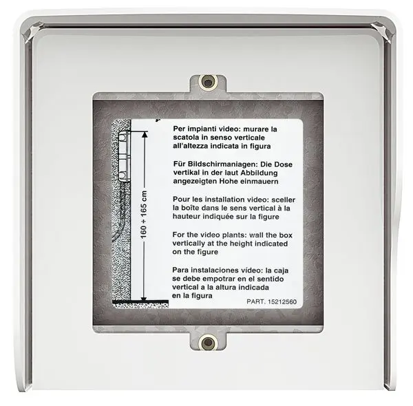 Produktfoto 1 von 1-moduliger APkasten, 1-reihig, Allwhite