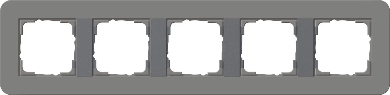 Produktfoto 1 von Abdeckrahmen 5f E3 Dklgrau/Anthrazit