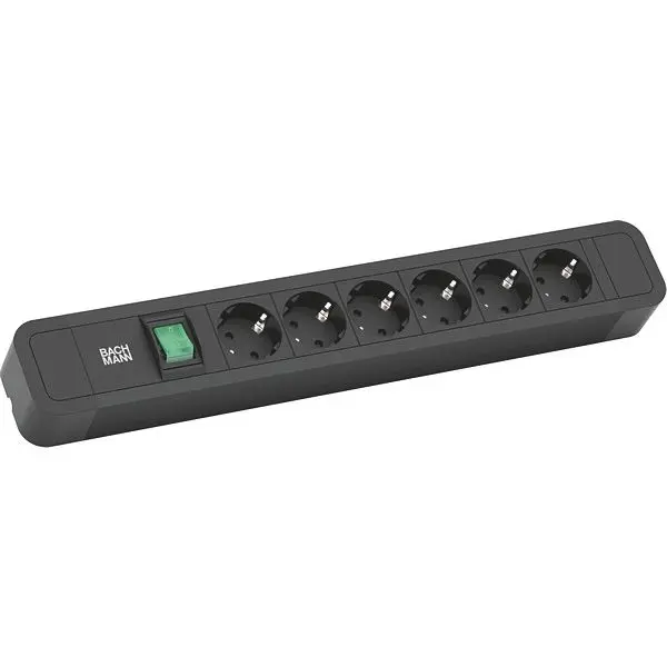 Produktfoto 1 von PRIMO 2 6xCEE7/3, 1xSchalter 2,0m CEE7/7