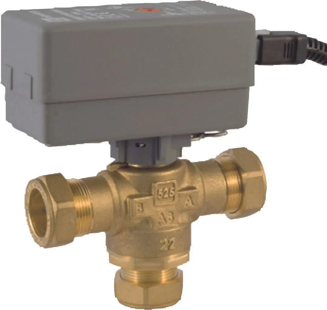 Produktfoto 1 von Zub. für Luftwärmepumpe Warmwasser-Umschaltventil 28 mm, Kvs=6,5