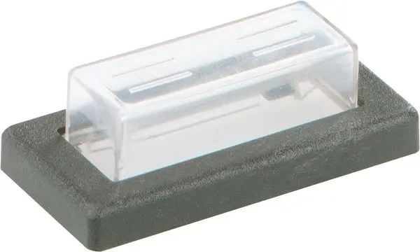 Produktfoto 1 von PVC-Kappen+Rahmen Serie 22 1pol klar/schwarz
