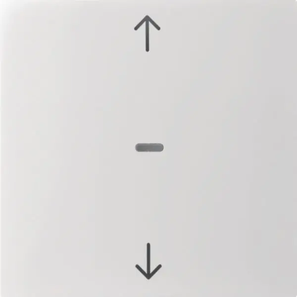 Abdeckung für Tastsensor Modul 1fach mit Pfeil-Symbol S.1/B.x weiß