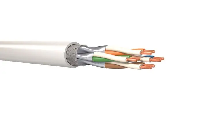 Produktfoto 1 von MegaLine® Slim 600 S/FTP 600MHz Cat.7 350m H 4x2xAWG26/1 PiMF bis 65m