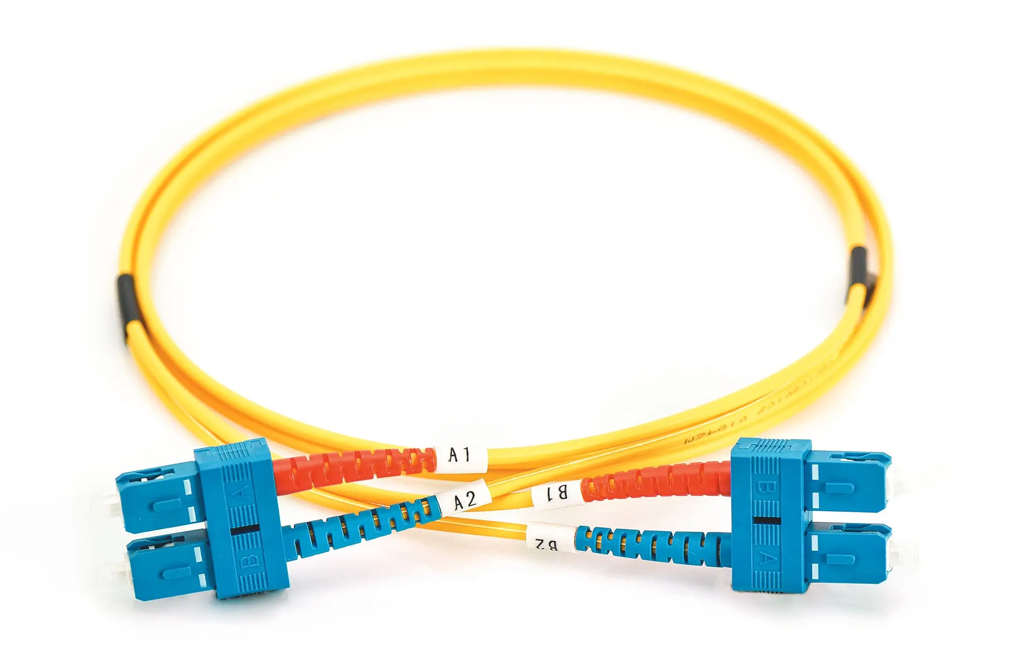 Produktfoto 1 von LWL Singlemode Patchkabel SC/SC OS2 Singlemode 09/125M Duplex Länge 1m
