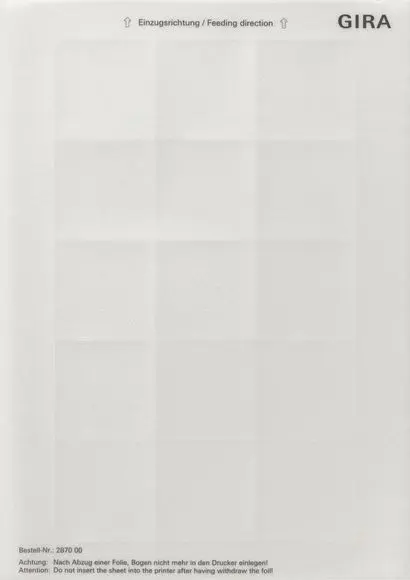 Produktfoto 1 von Beschriftungsbögen 51x51mm Zubehör