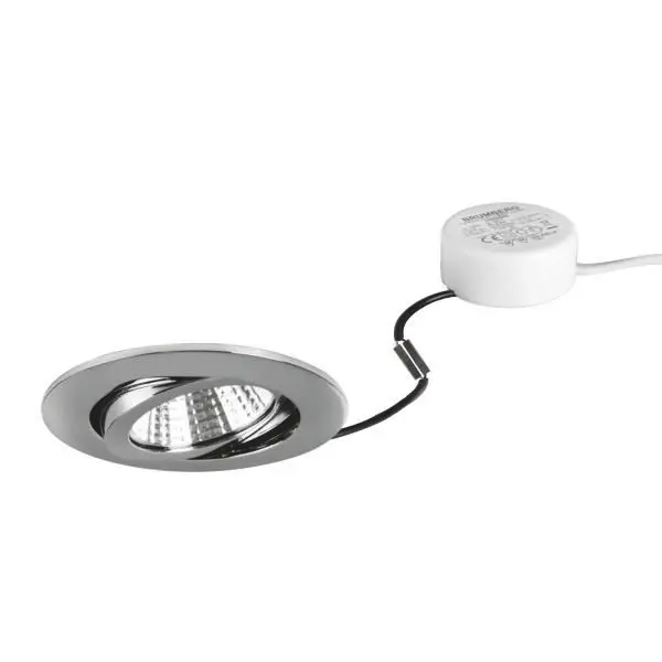 Produktfoto 1 von LED Einbaustrahler-Set chrom inkl Konverter