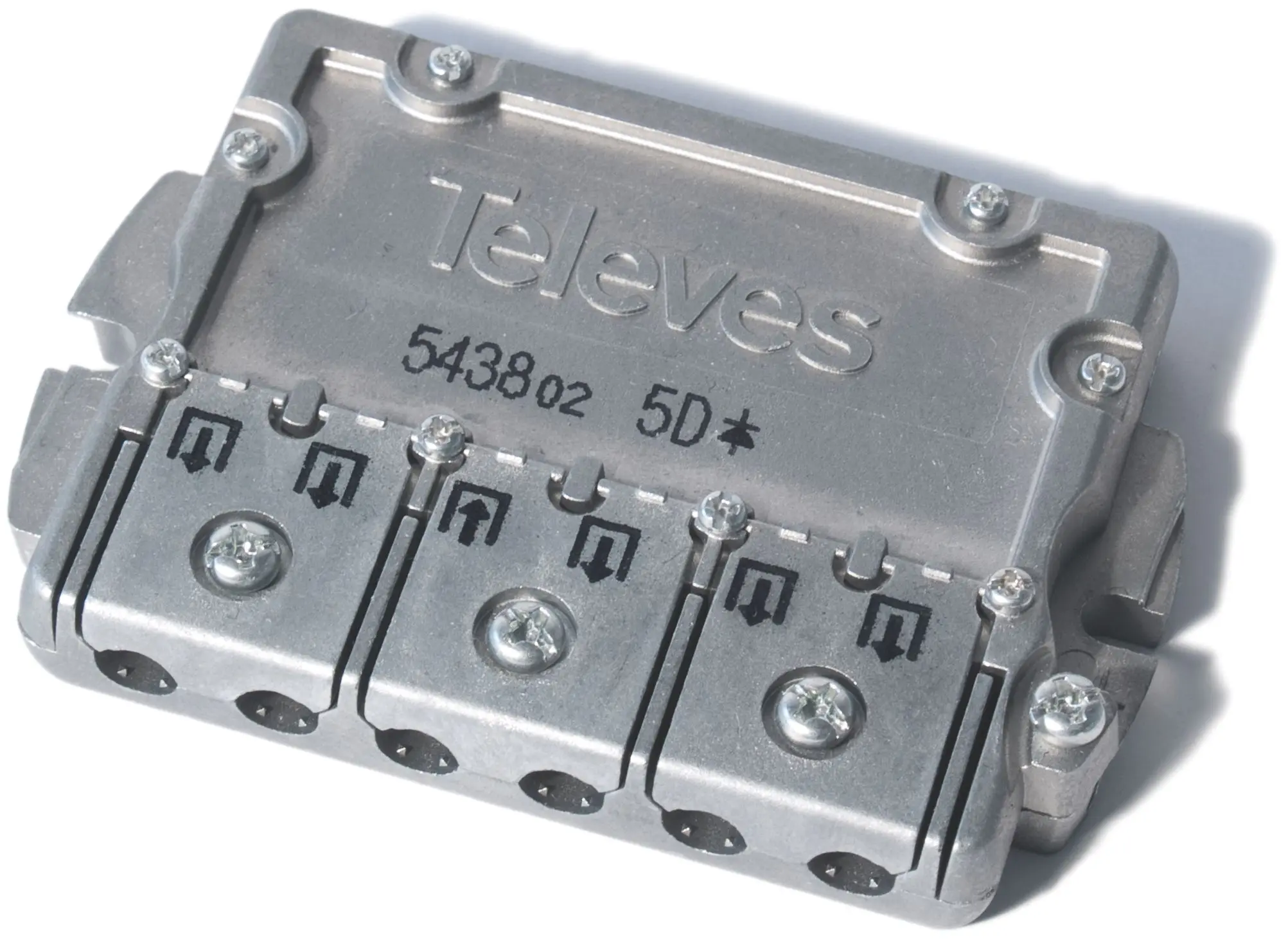 Produktfoto 1 von 5-fach EasyF-Verteiler 5-2400MHz VD:11dB DC A->E