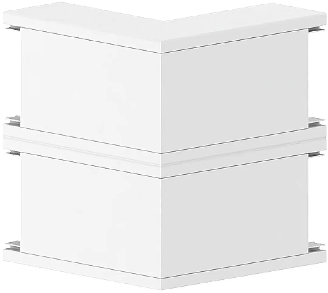 Produktfoto 1 von Außeneck BR 65x200/80-9010, PVC, Gehrungsformteil, alpinweiß
