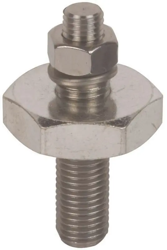 Produktfoto 1 von Anschlussstück m. Gewindebolzen M16/M12 L 55mm u. Mutter z. Anschrauben