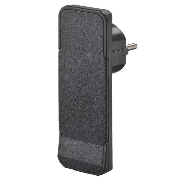 Produktfoto 1 von Schutzkontaktstecker sw wiederanschließbar