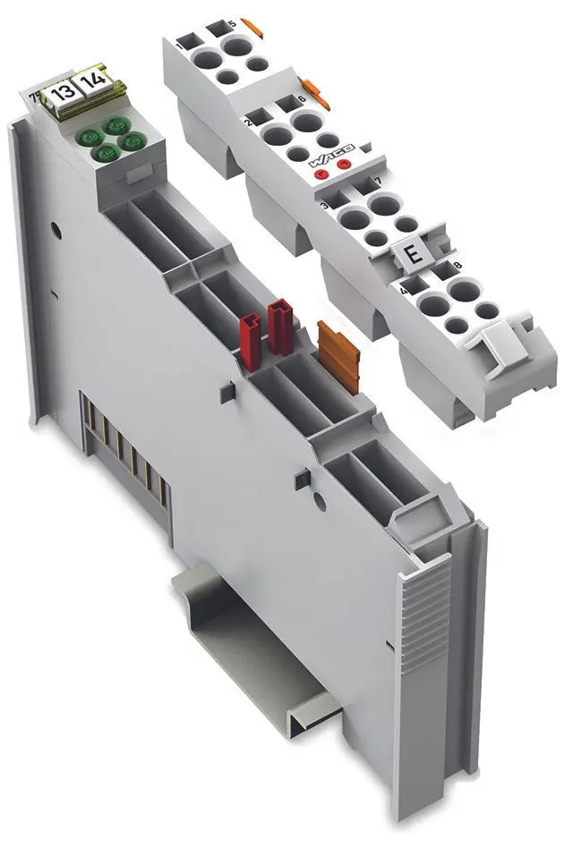 Produktfoto 1 von 4-Kanal-Digitaleingang,DC 24 V,3ms, lichtgrau