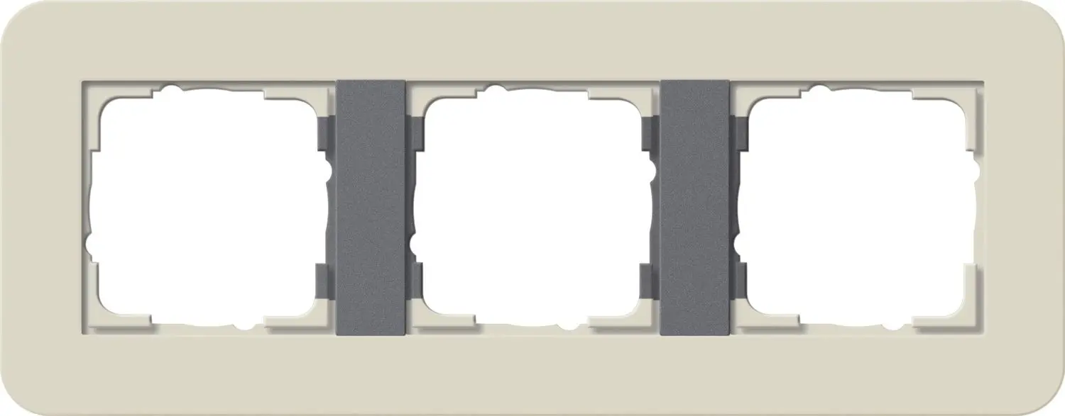 Produktfoto 1 von Abdeckrahmen 3f E3 Sand/Anthrazit