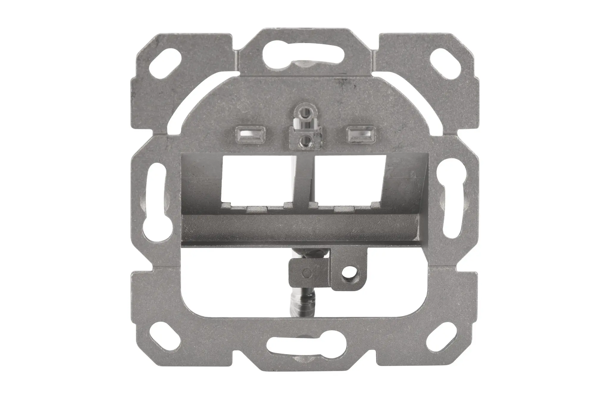Produktfoto 1 von DIGITUS Frontplatte f.Keystone Module 2xRJ45 Staubschutz 80x80 + Zentralplatte