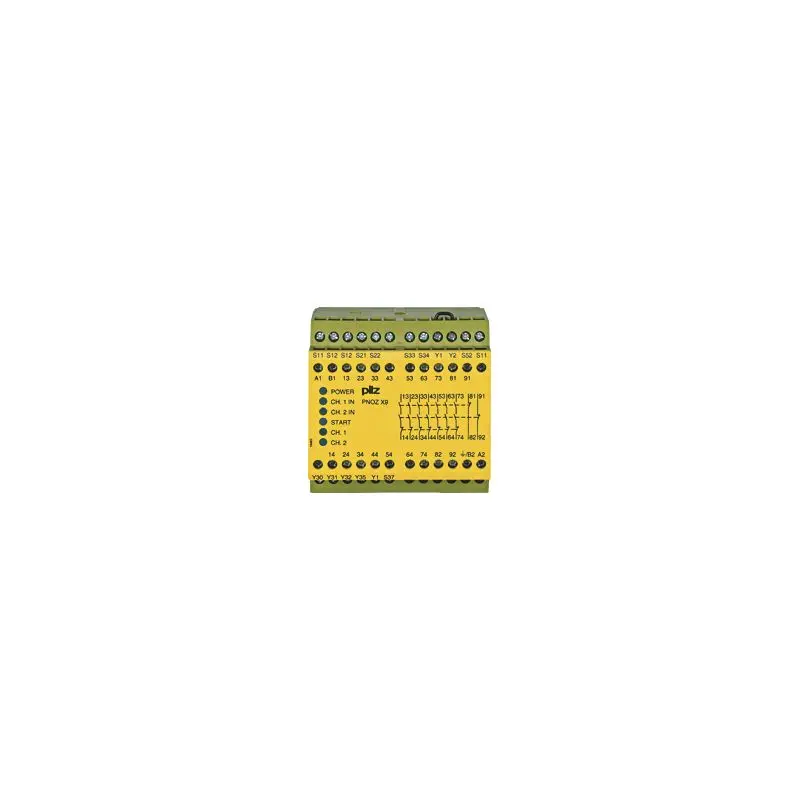 Produktfoto 1 von PNOZ X9 24VAC 24VDC 7n/o 2 n/c 2so Sicherheitsschaltgerät