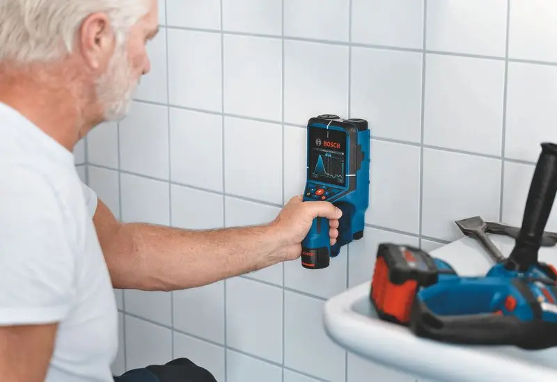 Produktfoto 1 von Ortungsgerät Wallscanner D-tect 200 C mit 4x 1,5 V-LR6-Batterie (AA)