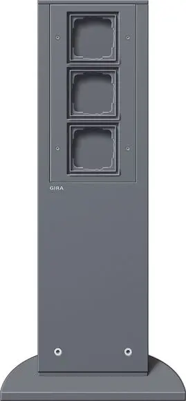 Produktfoto 1 von 491mm 3xLeereinheit Energiesäule anthrazit