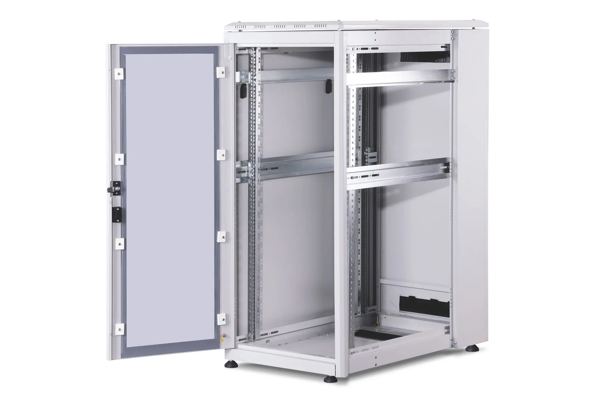 Produktfoto 1 von DIGITUS 26HE Netzwerkschrank 1342x600x1000mm grau RAL7035