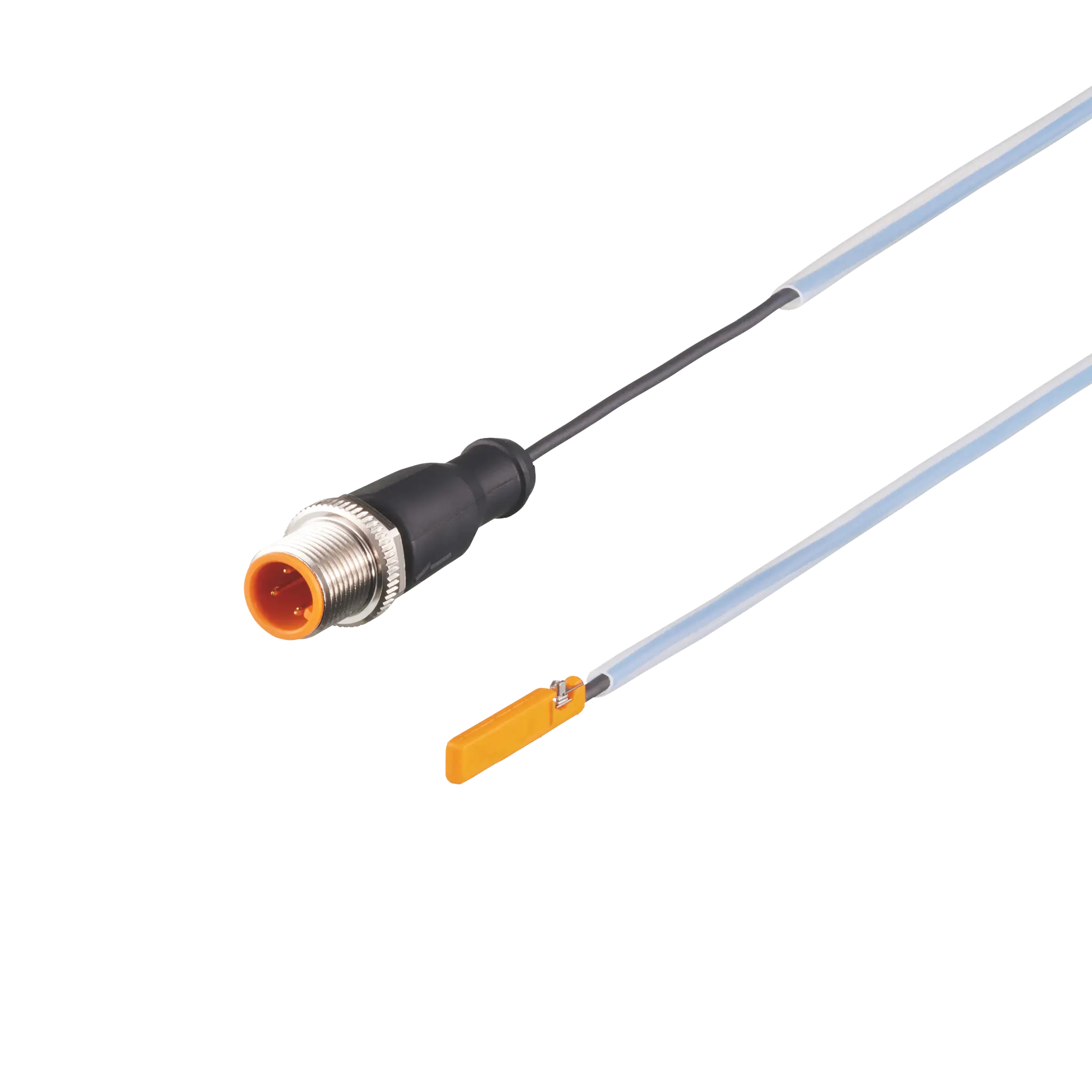 Produktfoto 1 von Zylindersensor GMR 26,1x2,8x5,5 2,8mT S DC PNP/NPN 0,3m PUR M12 2L 4000Hz