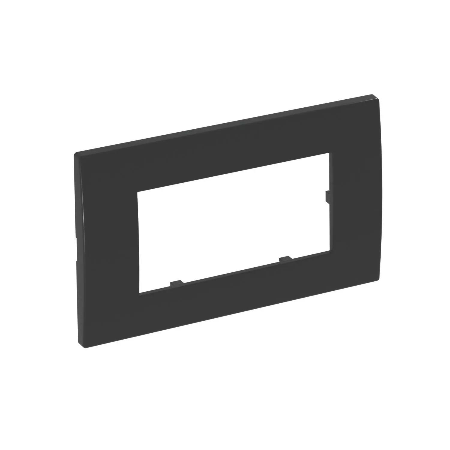 Produktfoto 1 von Abdeckrahmen Modul 45, 2fach 84x140mm, PC, schwarzgrau, RAL 7021