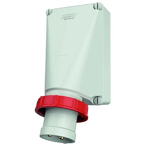 Wandstecker, 125A4p6h400V, IP67
