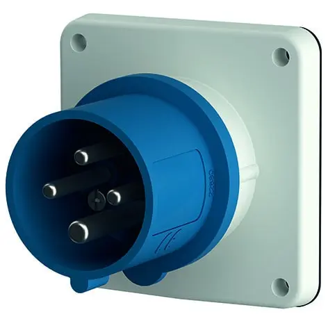 Produktfoto 1 von Anbaustecker, 32A4p9h230V, IP44 VN
