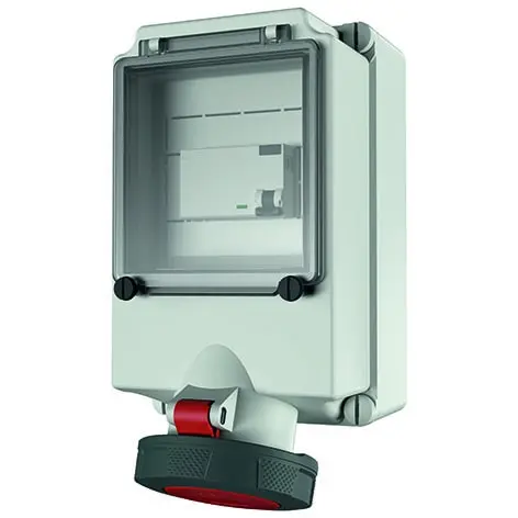 Produktfoto 1 von Wanddose, 63A5p6h400V, IP67