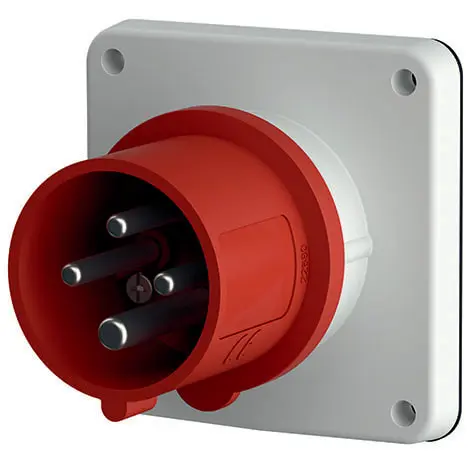 Produktfoto 1 von Anbaustecker, 32A4p6h400V, IP44 VN