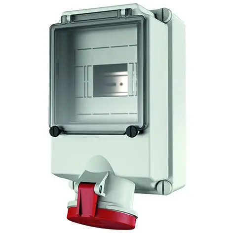 Wanddose, 63A5p6h400V, IP44