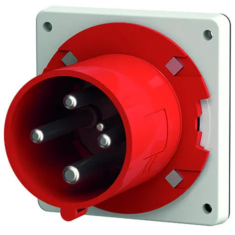 Produktfoto 1 von Anbaustecker, 63A4p6h400V, IP44