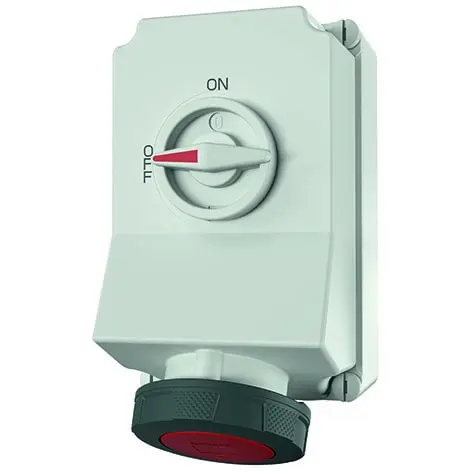 Produktfoto 1 von Wanddose DUO,63A4p6h400V,IP67