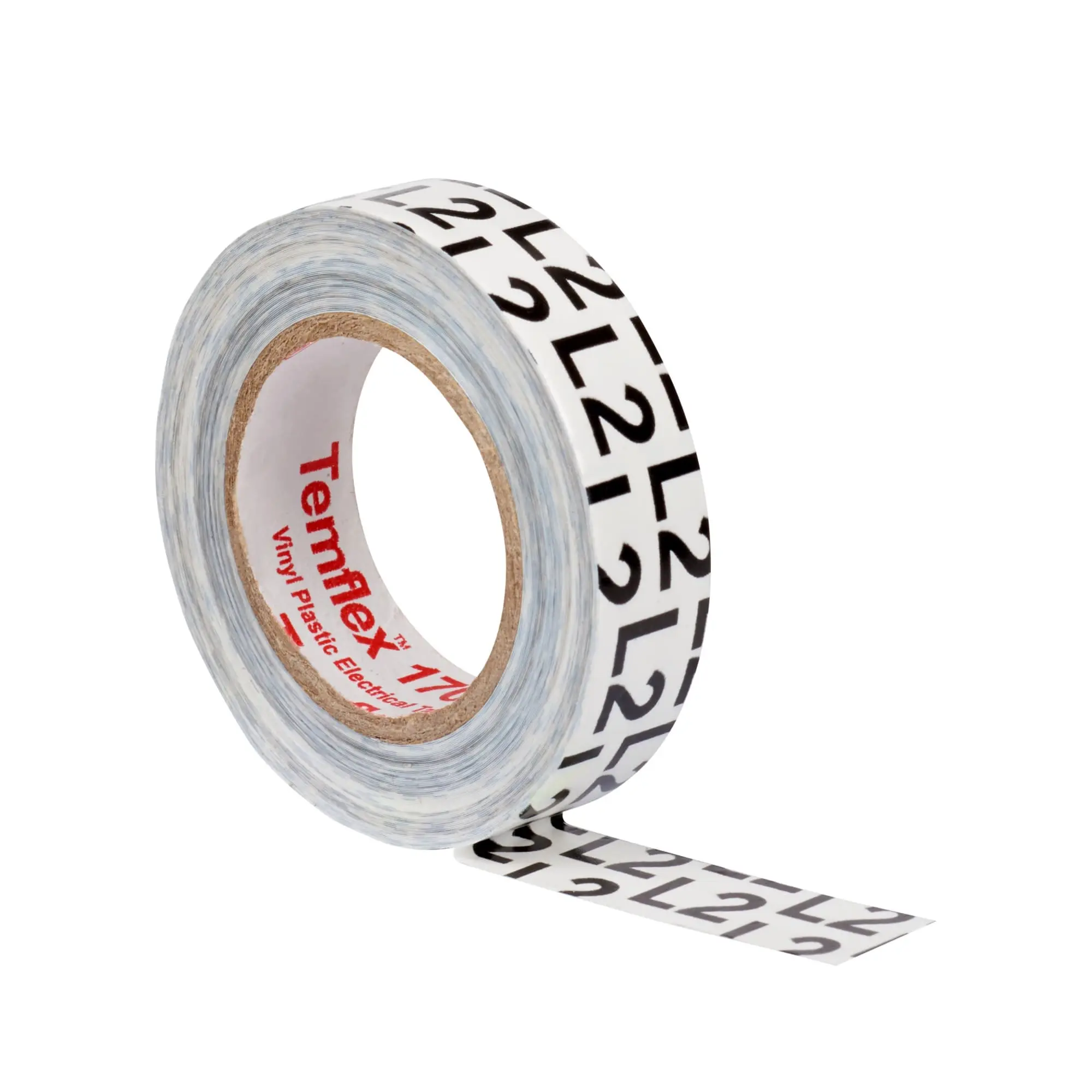 Produktfoto 1 von 3M Temflex™ 1700 Vinyl Elektro Isolierband, gr, 15mmx10m, 0,17mm, "L2"
