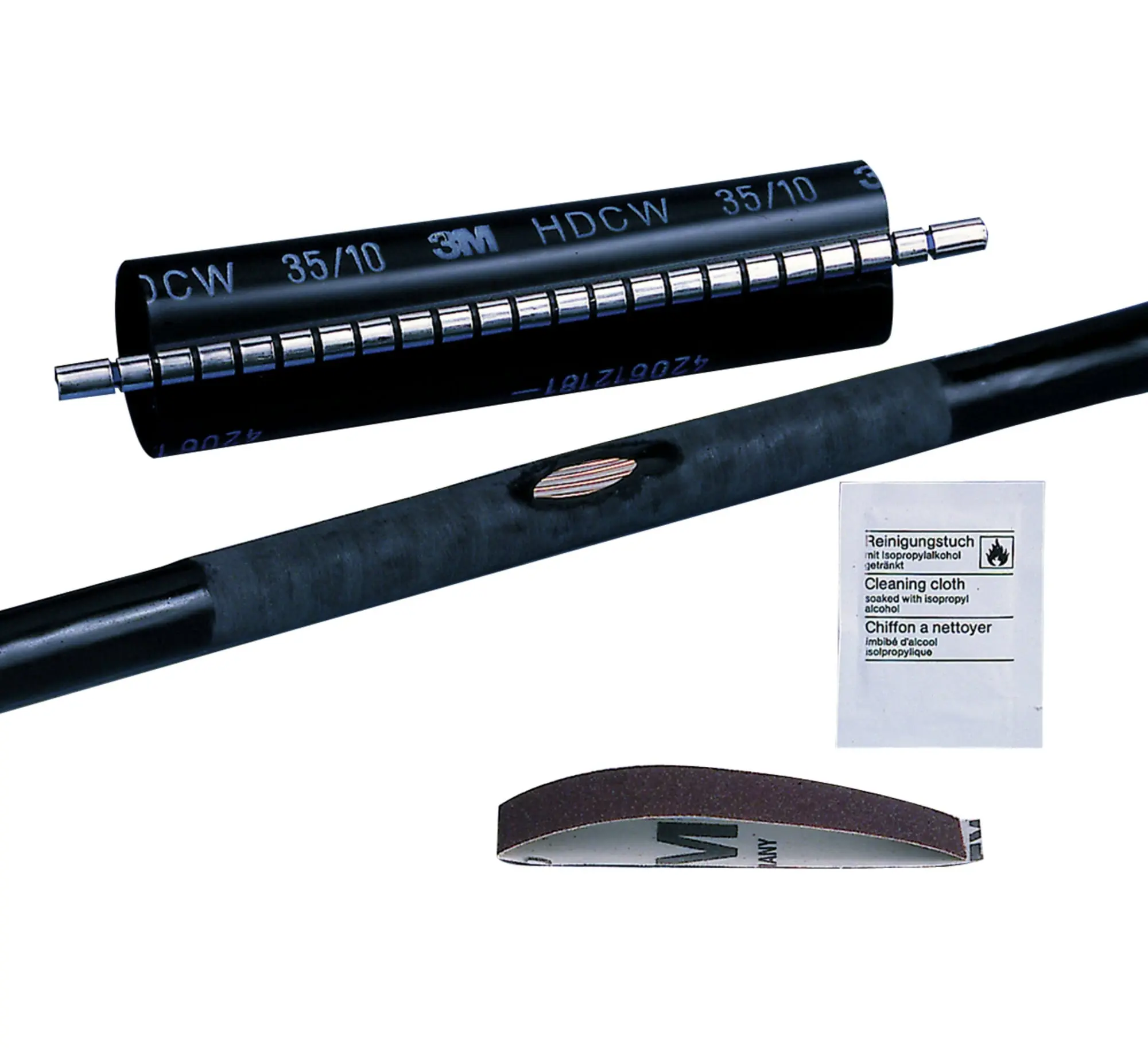 Produktfoto 1 von Warmschrumpf Reparaturmanschette 500 mm schwarz