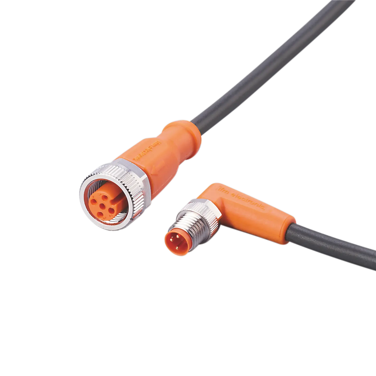 Produktfoto 1 von Verbindungskabel <50VAC 2m PUR Gehäuse TPU orange FKM IP65/67-69K