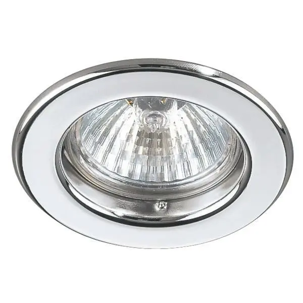 NV-Einbaudownlight GX5,3/20,50W chrom