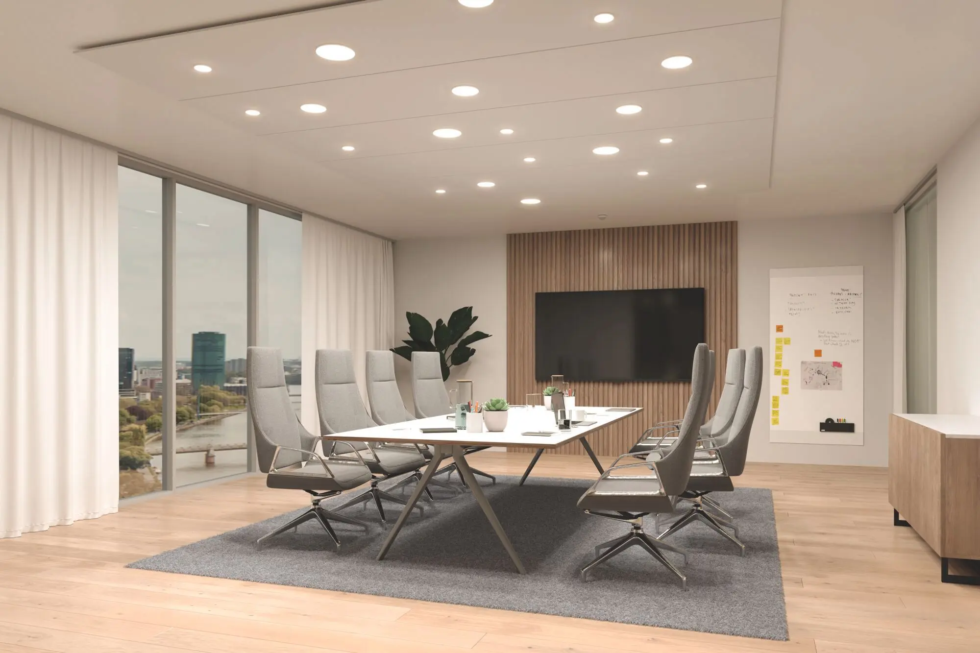 Produktfoto 1 von EBPanel Veluna VariFit Edge 160mm 3000K dim 14W weiß 230V