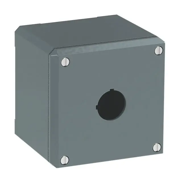 Produktfoto 1 von 080SP1 Metallgehäuse, 1 Befehlsstelle grau, Aluminium, IP66