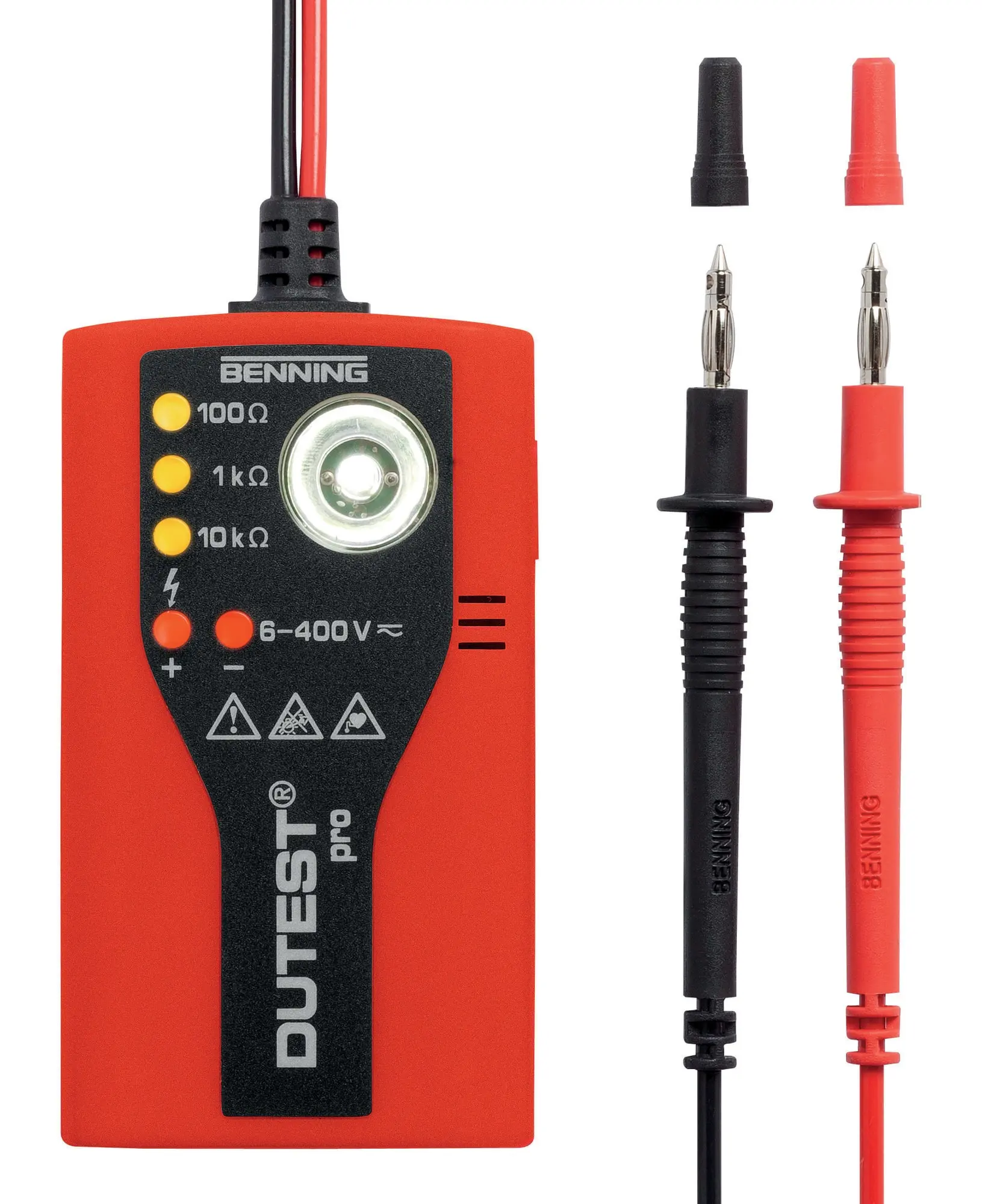 Produktfoto 1 von Durchgangsprüfer LED/Summer Durchgang 3-stufig 0Ohm-10kOhm